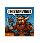 【レトロゲーム風】ドワーフくん（個別スタンプ：25）