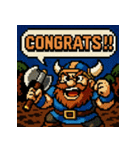 【レトロゲーム風】ドワーフくん（個別スタンプ：31）