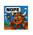 【レトロゲーム風】ドワーフくん（個別スタンプ：37）