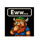 【レトロゲーム風】ドワーフくん（個別スタンプ：40）