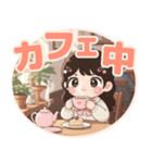 軽音部の女の子♡ステッカー風（個別スタンプ：3）