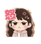 軽音部の女の子♡ステッカー風（個別スタンプ：15）