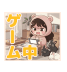 軽音部の女の子♡ステッカー風（個別スタンプ：16）