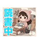 軽音部の女の子♡ステッカー風（個別スタンプ：20）
