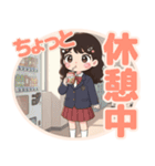 軽音部の女の子♡ステッカー風（個別スタンプ：22）