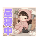 軽音部の女の子♡ステッカー風（個別スタンプ：24）