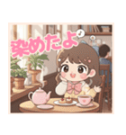 軽音部の女の子♡ステッカー風（個別スタンプ：32）