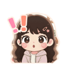 軽音部の女の子♡ステッカー風（個別スタンプ：39）