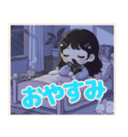 軽音部の女の子♡ステッカー風（個別スタンプ：40）