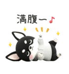 3D・ブラックタン・チワワ〜可愛い〜（個別スタンプ：16）