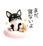 3D・ブラックタン・チワワ〜可愛い〜（個別スタンプ：22）