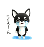 3D・ブラックタン・チワワ〜可愛い〜（個別スタンプ：35）
