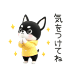 3D・ブラックタン・チワワ〜可愛い〜（個別スタンプ：39）