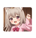 ピンクシャツみなみちゃんスタンプ（個別スタンプ：29）