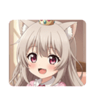 ピンクシャツみなみちゃんスタンプ（個別スタンプ：30）