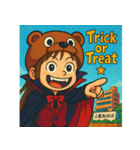上尾の金沢さんのハロウィン（個別スタンプ：3）