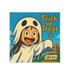 上尾の金沢さんのハロウィン（個別スタンプ：4）