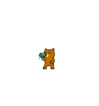 ちび柴犬のスポーツ部【ドット絵】（個別スタンプ：1）