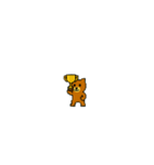 ちび柴犬のスポーツ部【ドット絵】（個別スタンプ：5）