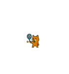 ちび柴犬のスポーツ部【ドット絵】（個別スタンプ：7）