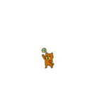 ちび柴犬のスポーツ部【ドット絵】（個別スタンプ：10）