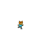 ちび柴犬のスポーツ部【ドット絵】（個別スタンプ：19）