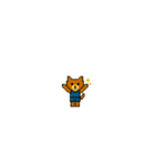 ちび柴犬のスポーツ部【ドット絵】（個別スタンプ：21）