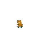 ちび柴犬のスポーツ部【ドット絵】（個別スタンプ：26）