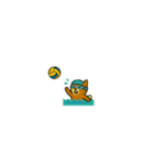 ちび柴犬のスポーツ部【ドット絵】（個別スタンプ：38）