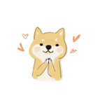 ゆるかわ柴犬の日常で使えるスタンプ（個別スタンプ：16）