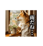 【▶︎動く】柴犬ママ（個別スタンプ：9）