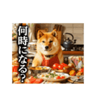【▶︎動く】柴犬ママ（個別スタンプ：21）