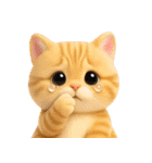 ぬいぐるみ風ねこ❤ずっと使える日常会話（個別スタンプ：35）
