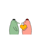 ニワトリらしき鳥 R7札幌東2（個別スタンプ：1）