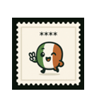 イタリア国旗のカスタムスタンプ（個別スタンプ：9）