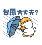 もちもちアヒルさんの防災スタンプ（個別スタンプ：3）