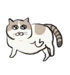 無字版アイラインねこ#1（個別スタンプ：1）