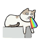 無字版アイラインねこ#1（個別スタンプ：8）