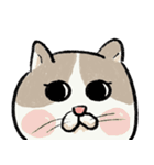 無字版アイラインねこ#1（個別スタンプ：9）