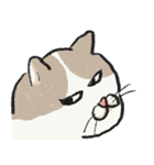 無字版アイラインねこ#1（個別スタンプ：16）
