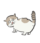 無字版アイラインねこ#1（個別スタンプ：25）