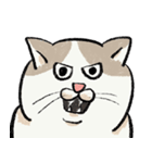 無字版アイラインねこ#1（個別スタンプ：26）