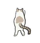 無字版アイラインねこ#1（個別スタンプ：37）