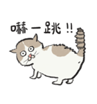 アイラインねこ - セリフ付き #1（個別スタンプ：25）