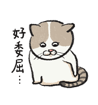 アイラインねこ - セリフ付き #1（個別スタンプ：33）