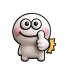 しろくて丸い奴♡リアクション（個別スタンプ：4）