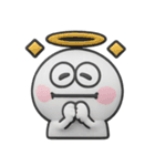 しろくて丸い奴♡リアクション（個別スタンプ：6）