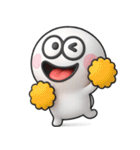しろくて丸い奴♡リアクション（個別スタンプ：34）