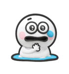 しろくて丸い奴♡リアクション（個別スタンプ：35）