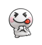 しろくて丸い奴♡リアクション（個別スタンプ：37）